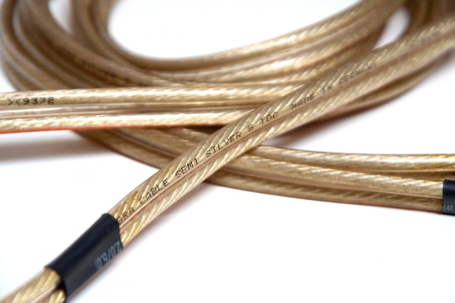 Monitor Cobra Cable Semi Silver 5 2 x 185 cm