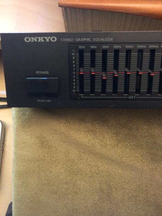 ONKYO stereo graphic analyzer/equalizer EQ25 2x10 pojasni