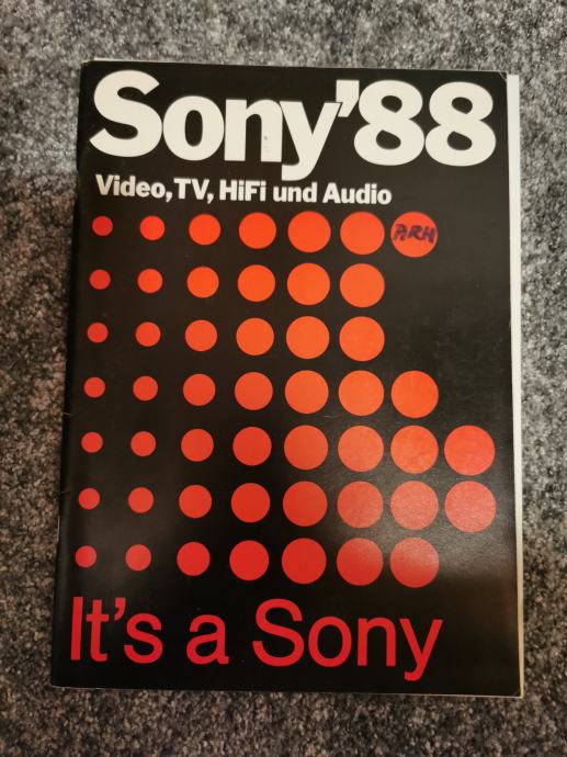 Sony katalog 1988