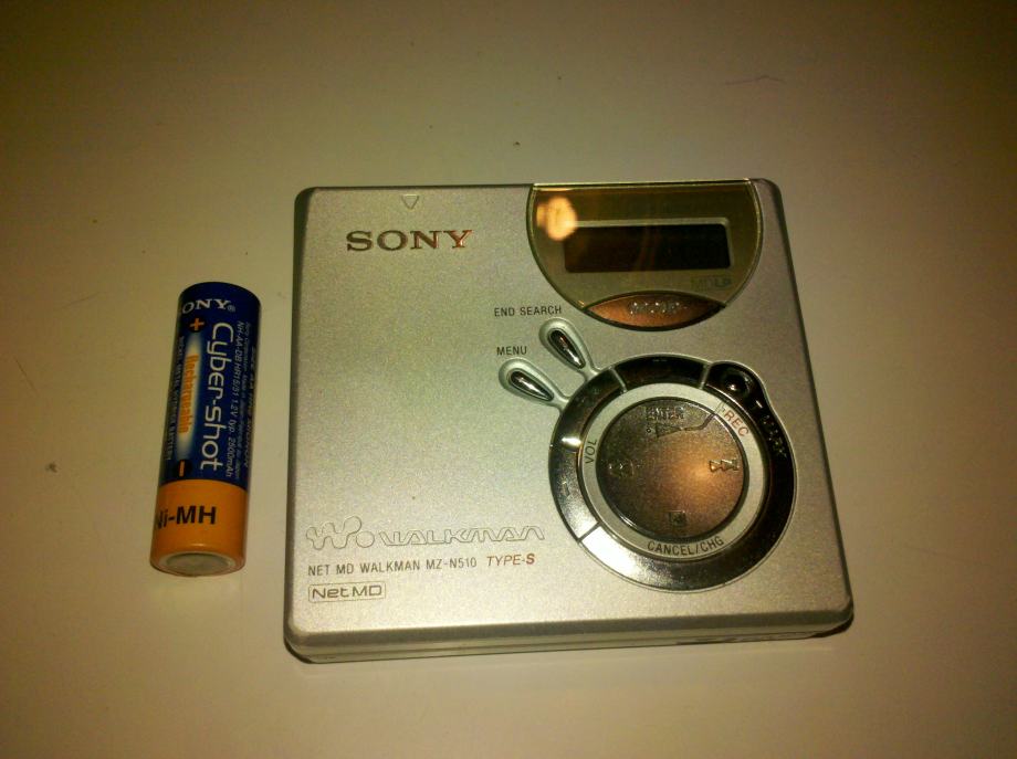 Sony Minidisc Net MD Walkman MZM510 TypeS