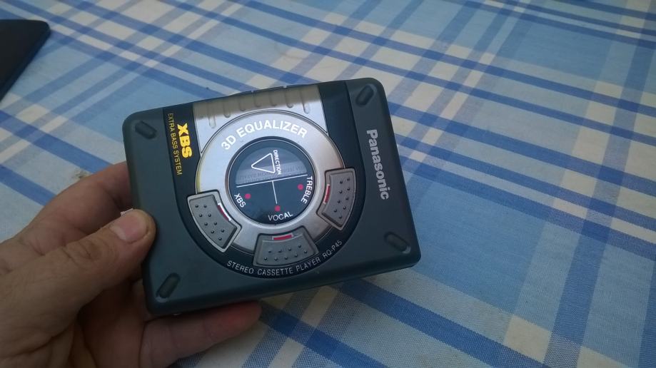 Lecteur Cassette Panasonic Walkman RQ-L31, Gris/noir/argent - Pour Pièces (ne Fonctionne Pas)