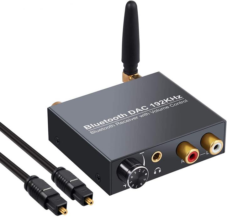 Bluetooth 5.0 DAC, 192kHZ Digital to Analog Audio Converter