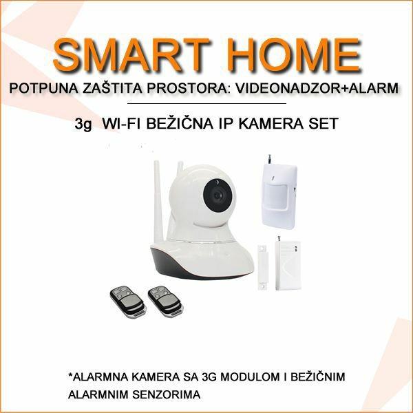 GSM KAMERA SMART HOME ALARM ZA KUĆU VIDEONADZOR BEŽIČNI ALARM