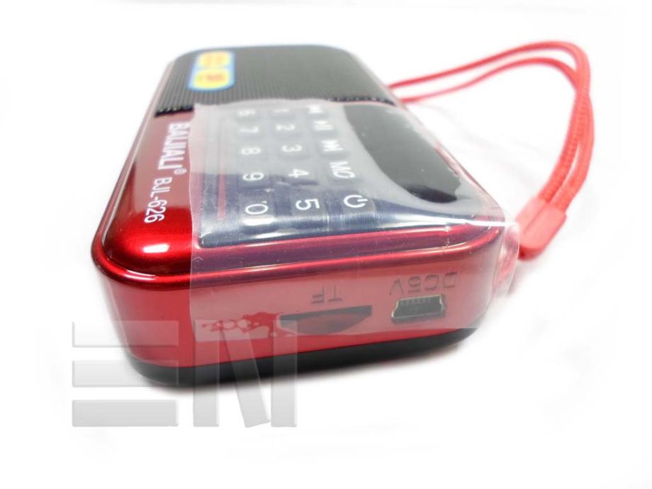Mini Radio Portatile Radiolina FM Lettore Mp3 USB MicroSD BJL-626 - Foto 2