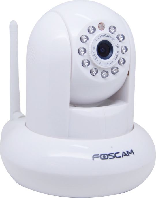 Nadzorna IP kamera Foscam FI9821P, bijela, HD, Plug&Play, SD, Indoor