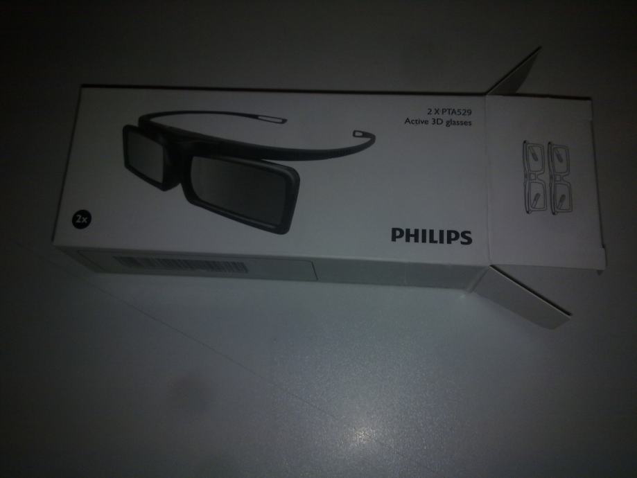 Philips 2xPTA529 Active 3D Glasses