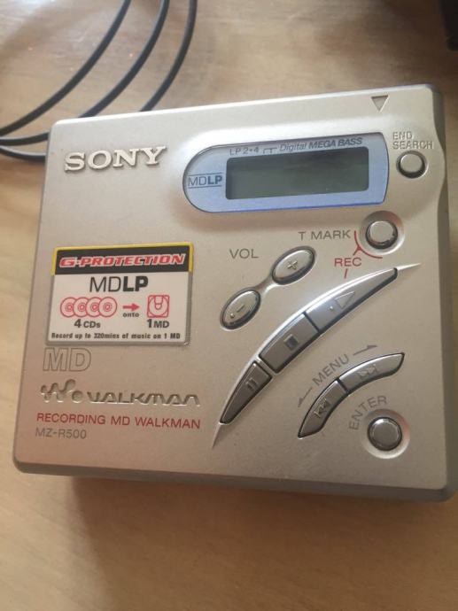 Sony Walkman MZ-R500 Digital Recording Mini Disc Player