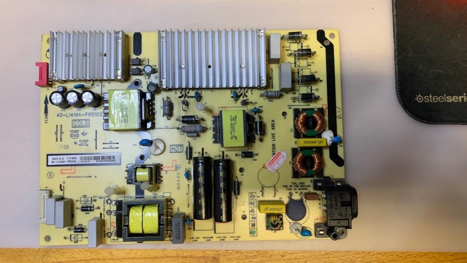 Carte D’alimentation TV Compatible TCL L55E5800A-UD – Remplacement 40-L141H4-PWG1CG