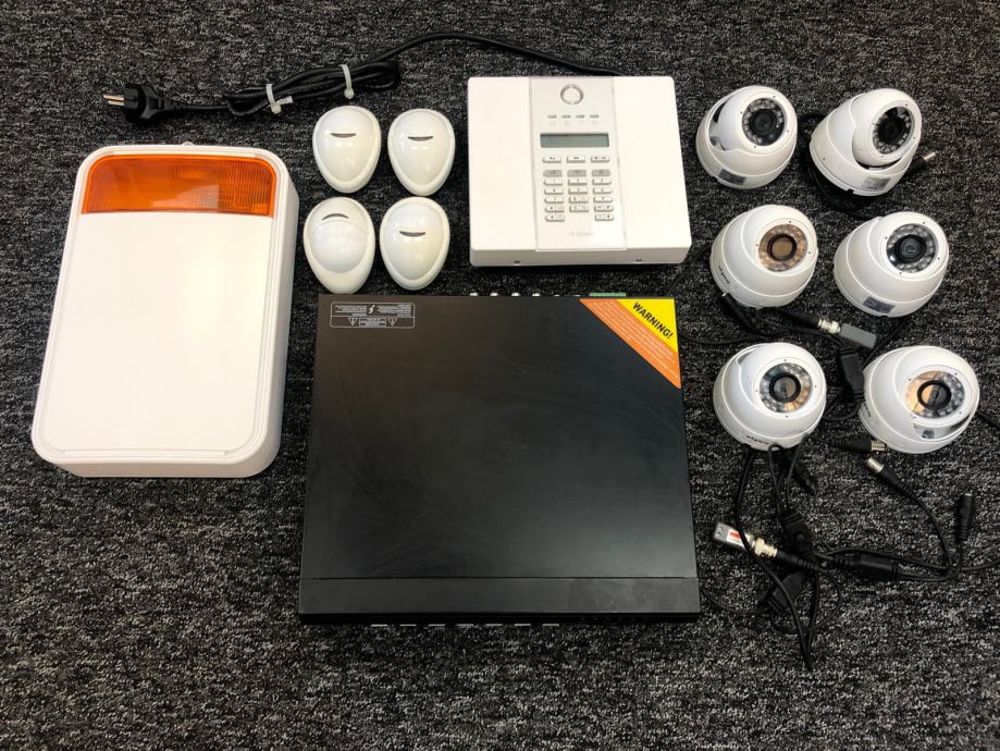 Visionic Video Rater VIDEONADZOR(6kamera) SA SENZORIMA POKRETA, VISONIC TELE EYE. R1, RATE!