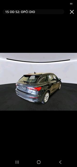 A3 Sportback 35 TDI advanced,automatik,79000 km.,cijena sve sa pdv-om,, fotografija 4