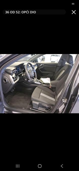 A3 Sportback 35 TDI advanced,automatik,79000 km.,cijena sve sa pdv-om,, fotografija 5