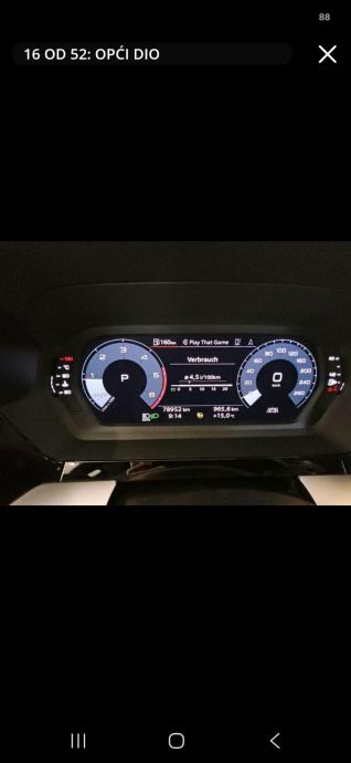A3 Sportback 35 TDI advanced,automatik,79000 km.,cijena sve sa pdv-om,, fotografija 9