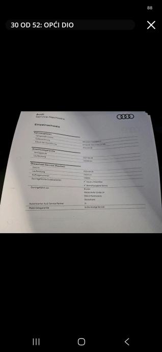 A3 Sportback 35 TDI advanced,automatik,79000 km.,cijena sve sa pdv-om,, fotografija 13