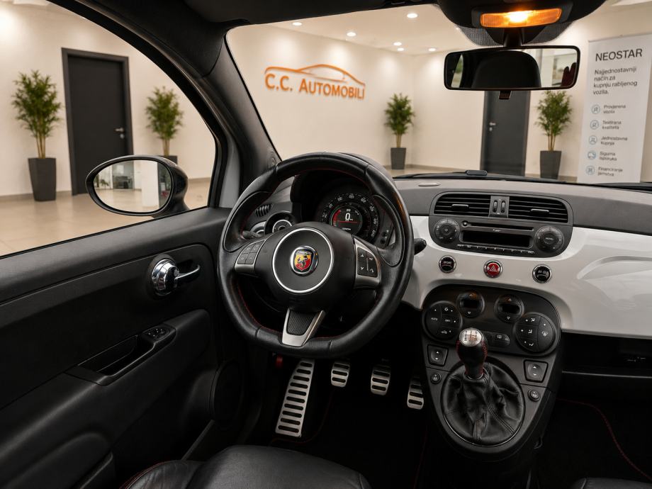 Abarth 500 Abarth 500 Grigio Campovolo Pastelno Siva 116000km, fotografija 13