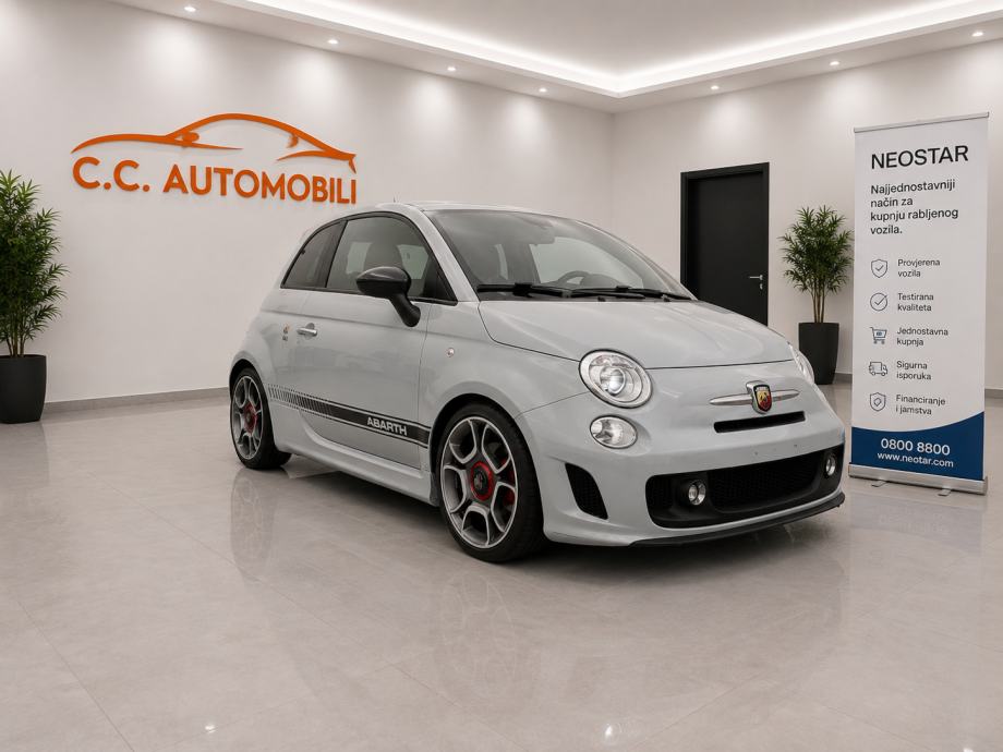 Abarth 500 Abarth 500 Grigio Campovolo Pastelno Siva 116000km, fotografija 4