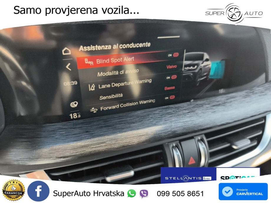 Alfa Romeo Stelvio 2.2 MultiJet II (210 KS) Q4 Automatic LED+ACC, fotografija 18
