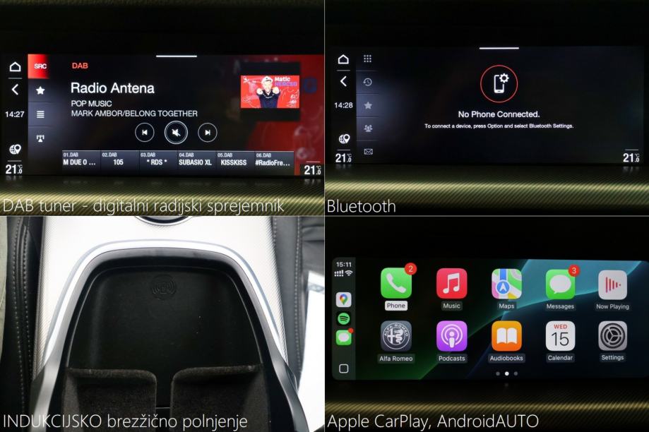 Alfa Romeo Stelvio Veloce 2.2 Multijet Q4 AT8 210KS RADARtemp MEMORY, fotografija 14