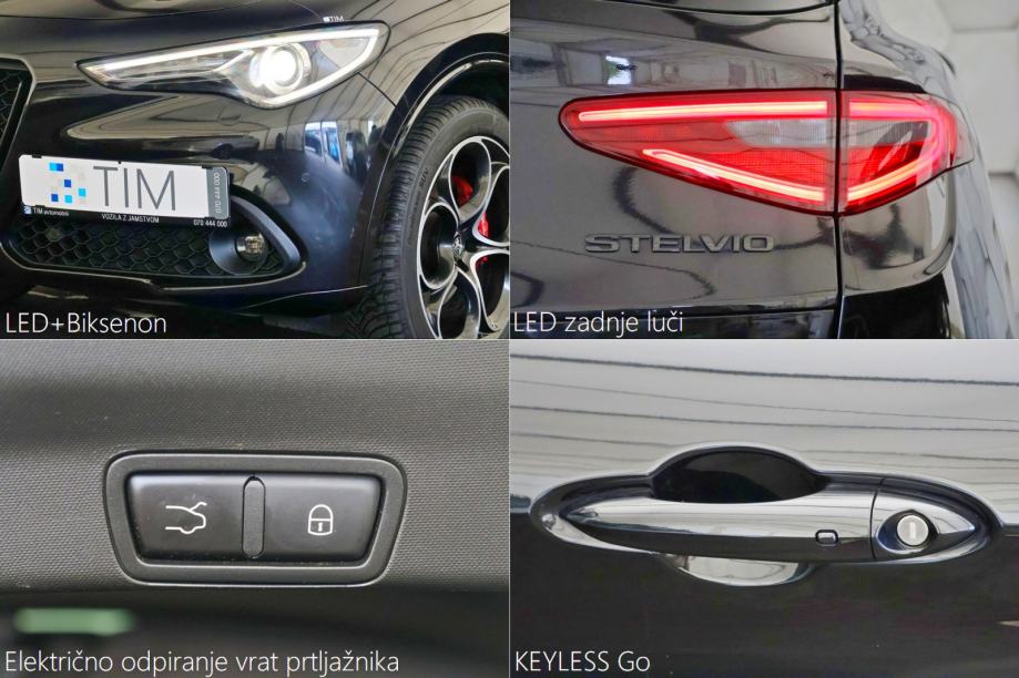 Alfa Romeo Stelvio Veloce 2.2 Multijet Q4 AT8 210KS RADARtemp MEMORY, fotografija 19