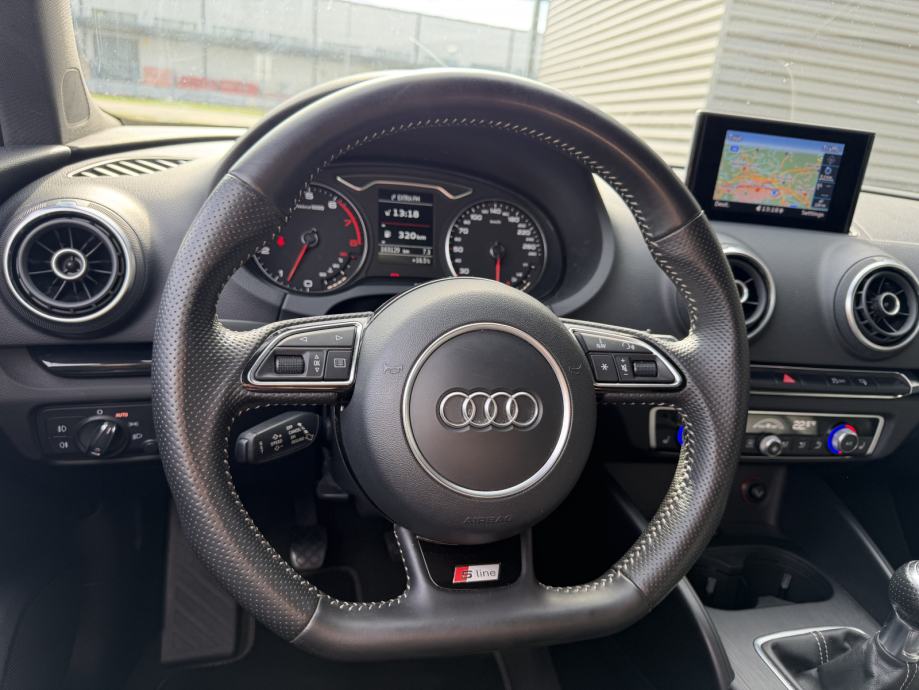 Audi A3 1,4 TFSI 150KS 3xS-LINE KEYLEES XENON KOŽA NAVI, fotografija 19