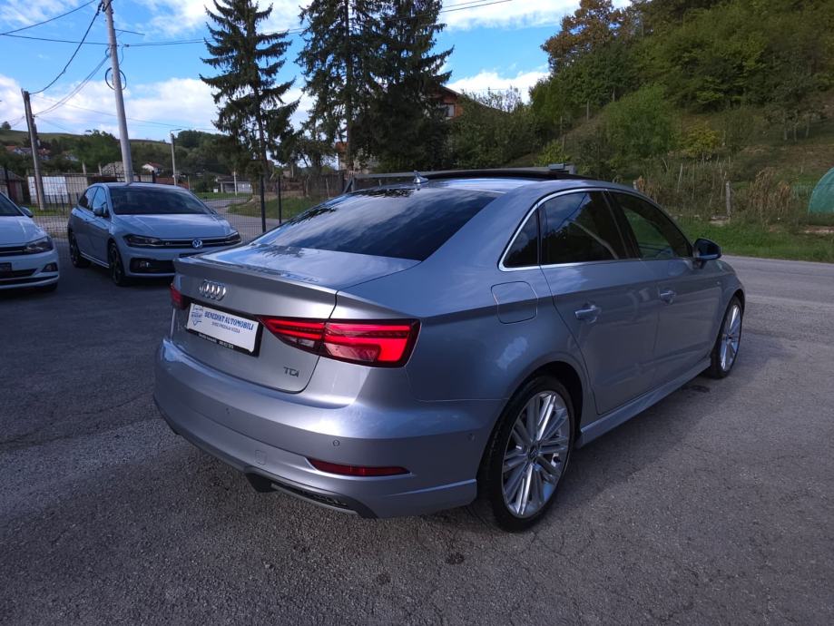 Audi A3 2,0 TDI limuzina — S line — panorama — virtual — servisna, fotografija 5