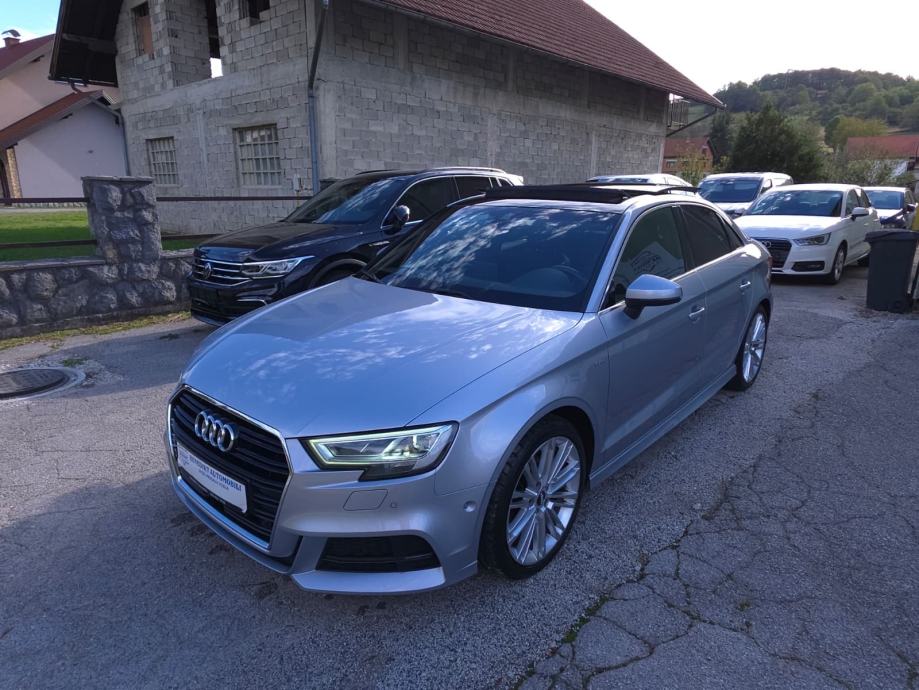 Audi A3 2,0 TDI limuzina — S line — panorama — virtual — servisna, fotografija 10