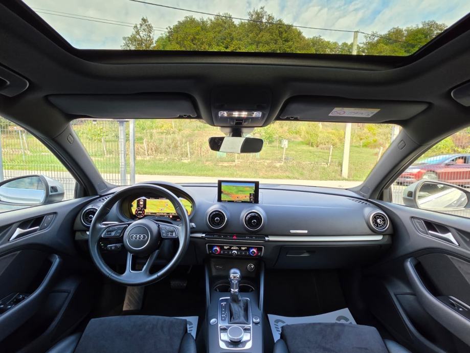 Audi A3 2,0 TDI limuzina — S line — panorama — virtual — servisna, fotografija 11
