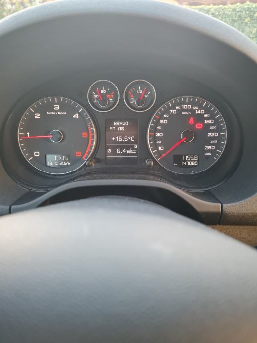 Audi A3 2,0 TDI, 146000km Original kilometraža!, fotografija 11