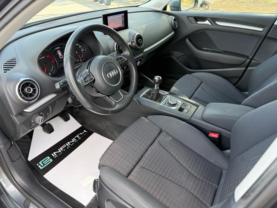 Audi A3 2,0 TDI NAVI, TEMP, AUT. DVOZ.KLIMA, MULTIMEDIA, ALU, XENON, fotografija 12