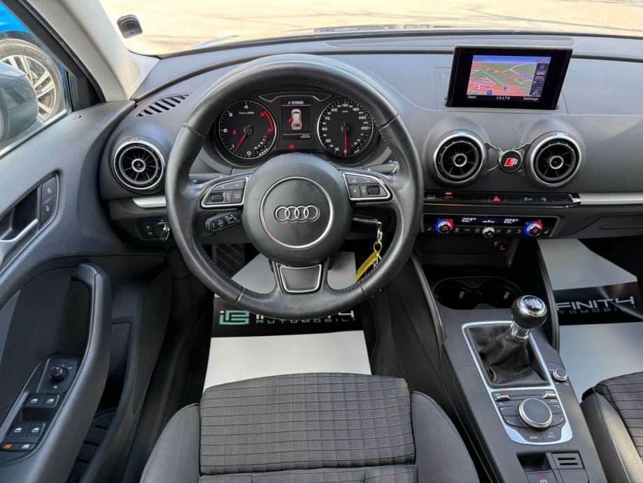 Audi A3 2,0 TDI NAVI, TEMP, AUT. DVOZ.KLIMA, MULTIMEDIA, ALU, XENON, fotografija 14