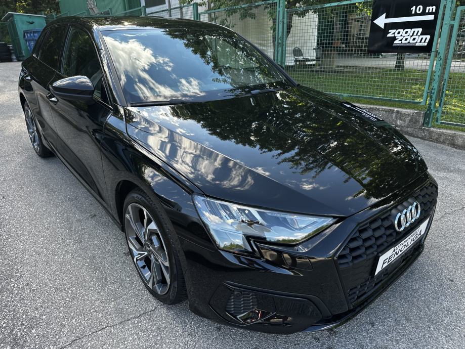 Audi A3 30 TDI,AUTOMATIK,S-LINE,JAMSTVO,VIRTUAL,KOŽA,RADAR,F1,U PDV-U!, fotografija 3