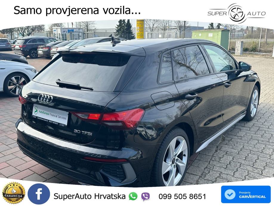 Audi A3 30 TFSI (110 KS) S line LED+GR SJED+ACC, fotografija 4