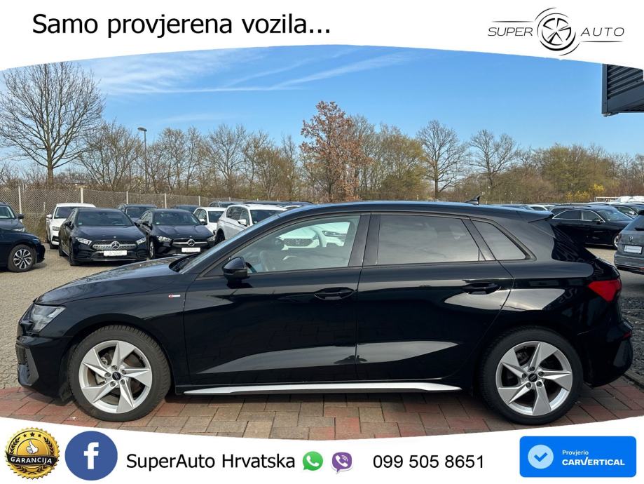 Audi A3 30 TFSI (110 KS) S line LED+GR SJED+ACC, fotografija 7