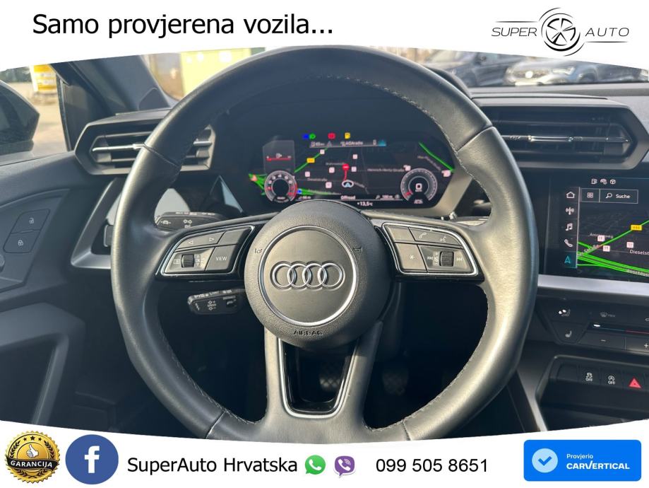Audi A3 30 TFSI (110 KS) S line LED+GR SJED+ACC, fotografija 20