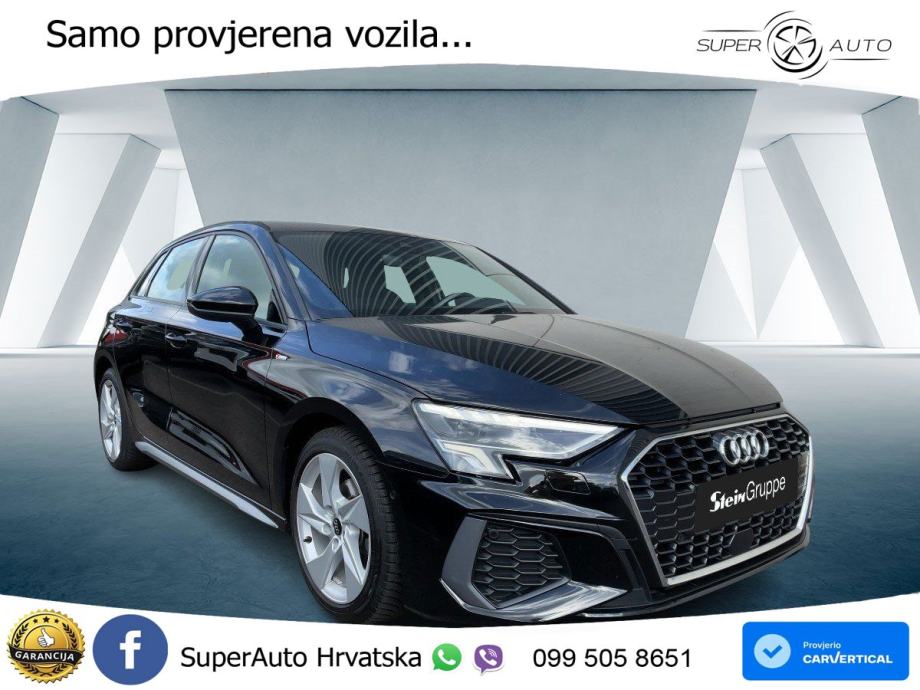Audi A3 30 TFSI (110 KS) Mild Hybrid S tronic S line LED+GR SJED+ACC, fotografija 4