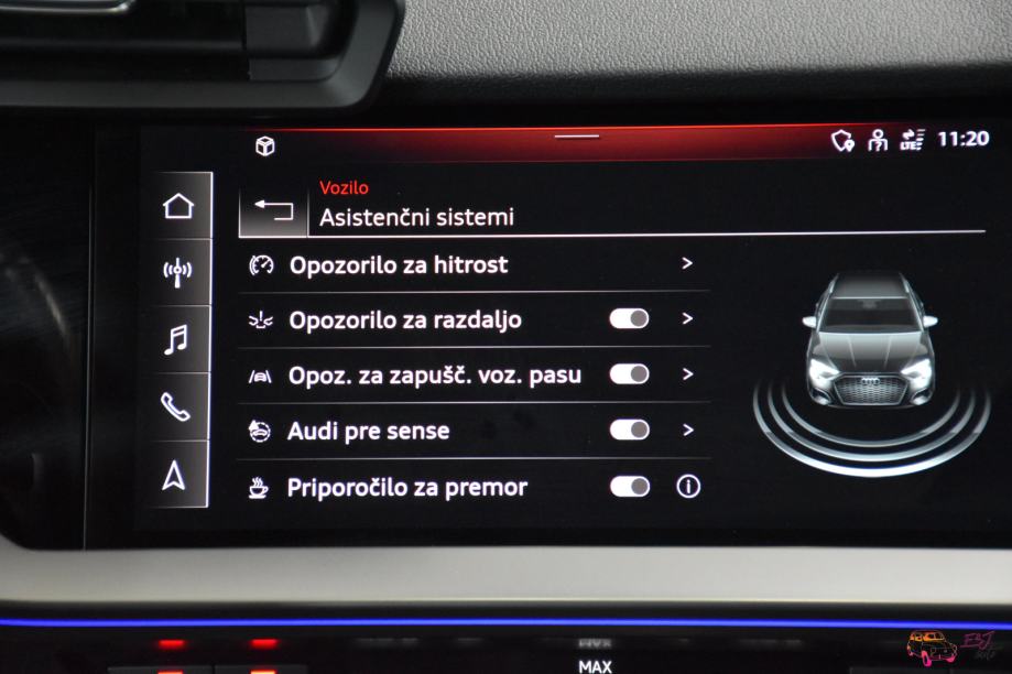 Audi A3 35 TDI 3xS-LINE HUD MATRIX ALU-19 KOŽA VIRTUAL, fotografija 10