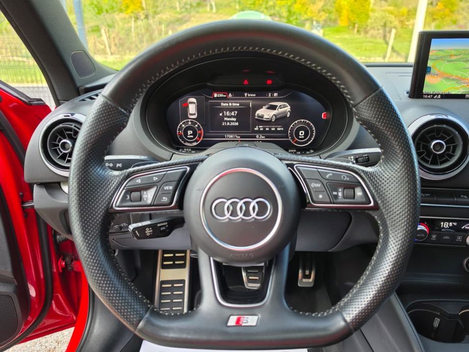Audi A3 35 TDI S line — virtual — panorama — s-tronic, fotografija 11