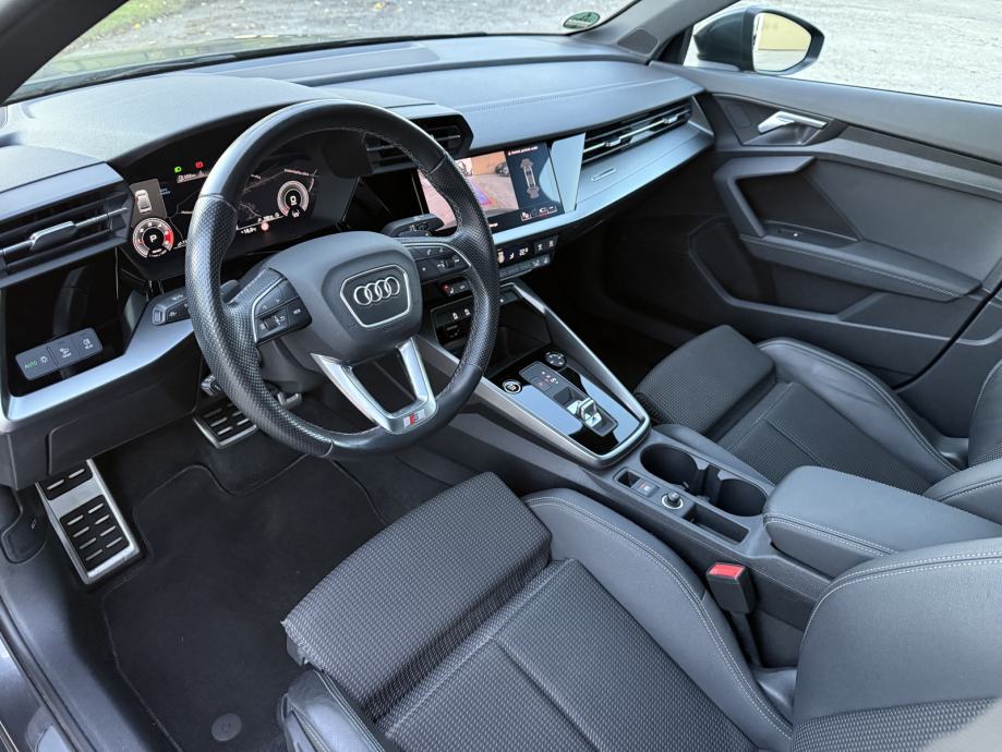 Audi A3 35 TDI S-TRONIC •3x S LINE, MATRIX, BLACK PAKET, ALU 19., fotografija 7