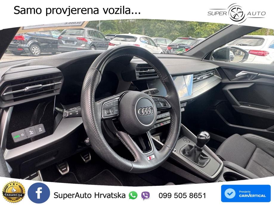 Audi A3 35 TFSI (150 KS) S line LED+GR SJED+ACC, fotografija 11