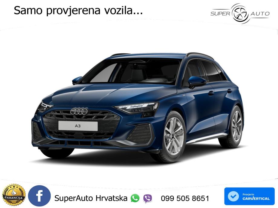 Audi A3 35 TFSI (150 KS) S line LED+GR SJED+ACC, fotografija 2