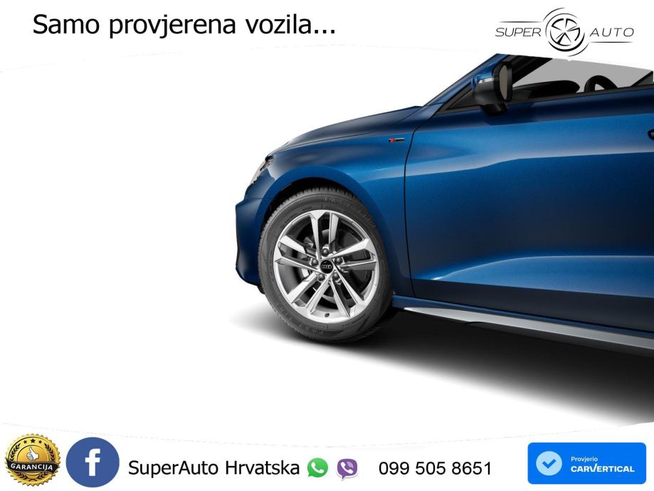Audi A3 35 TFSI (150 KS) S line LED+GR SJED+ACC, fotografija 3