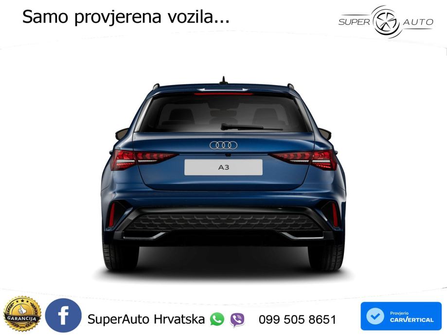Audi A3 35 TFSI (150 KS) S line LED+GR SJED+ACC, fotografija 6