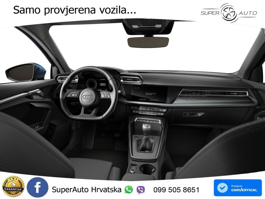 Audi A3 35 TFSI (150 KS) S line LED+GR SJED+ACC, fotografija 8