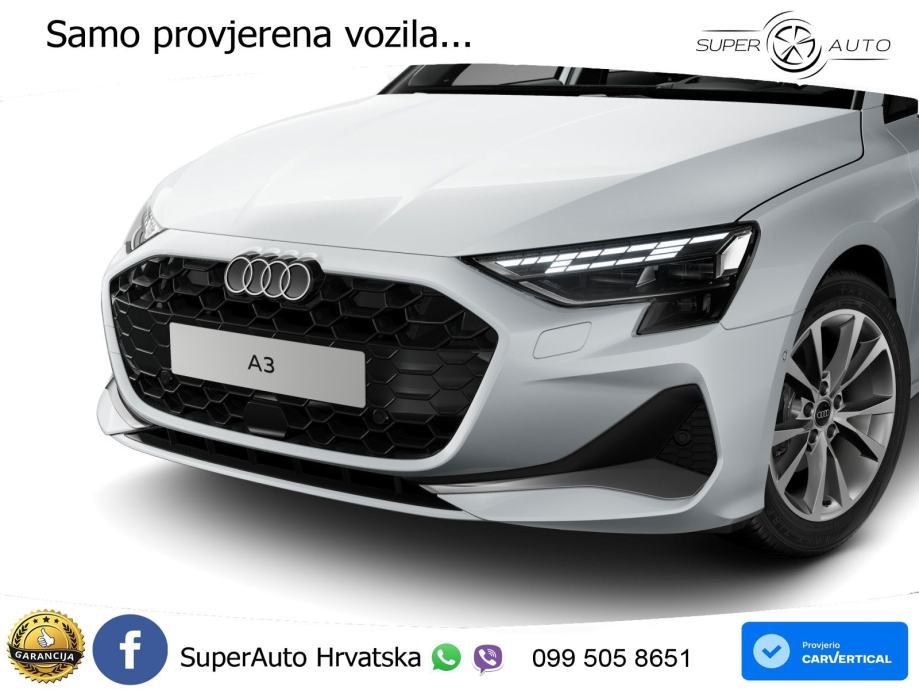 Audi A3 35 TFSI (150 KS) S tronic advanced LED+GR SJED+ACC, fotografija 6