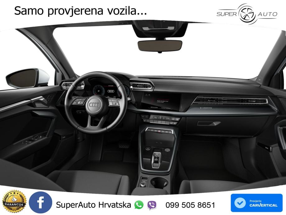 Audi A3 35 TFSI (150 KS) S tronic advanced LED+GR SJED+ACC, fotografija 7