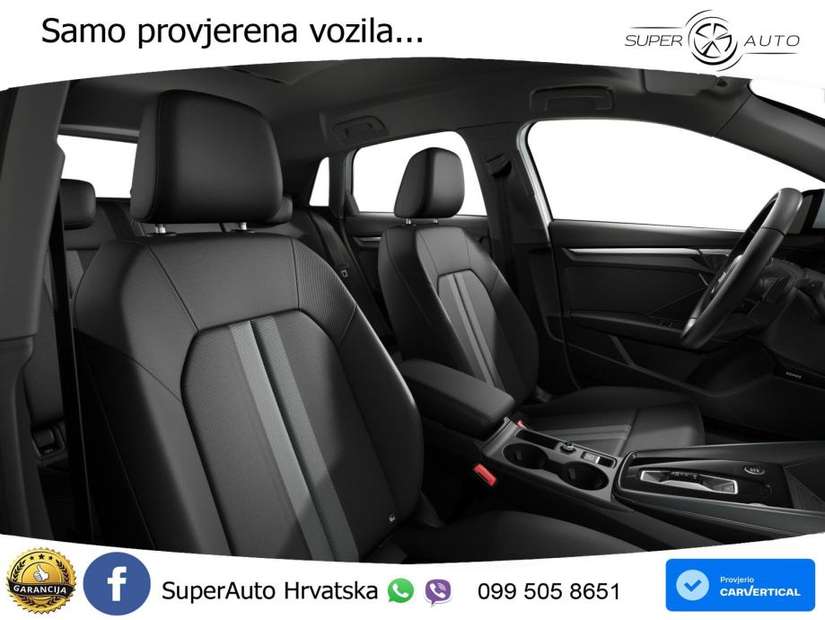 Audi A3 35 TFSI (150 KS) S tronic advanced LED+GR SJED+ACC, fotografija 8