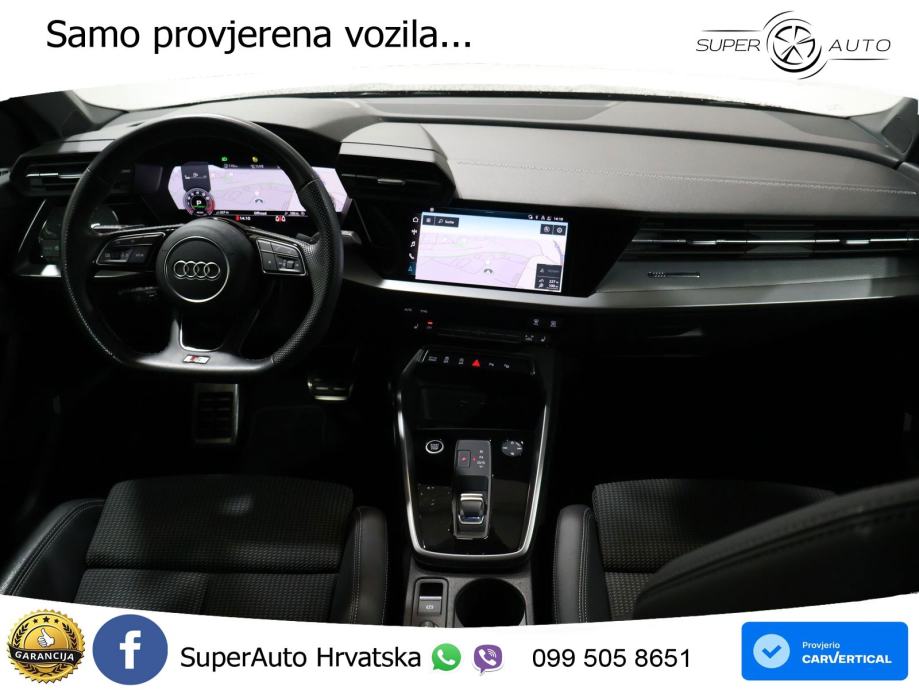 Audi A3 35 TFSI (150 KS) S tronic S line LED+GR SJED+ACC, fotografija 8