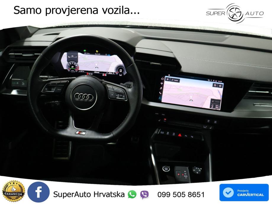 Audi A3 35 TFSI (150 KS) S tronic S line LED+GR SJED+ACC, fotografija 9