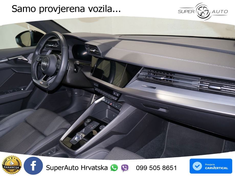 Audi A3 35 TFSI (150 KS) S tronic S line LED+GR SJED+ACC, fotografija 14
