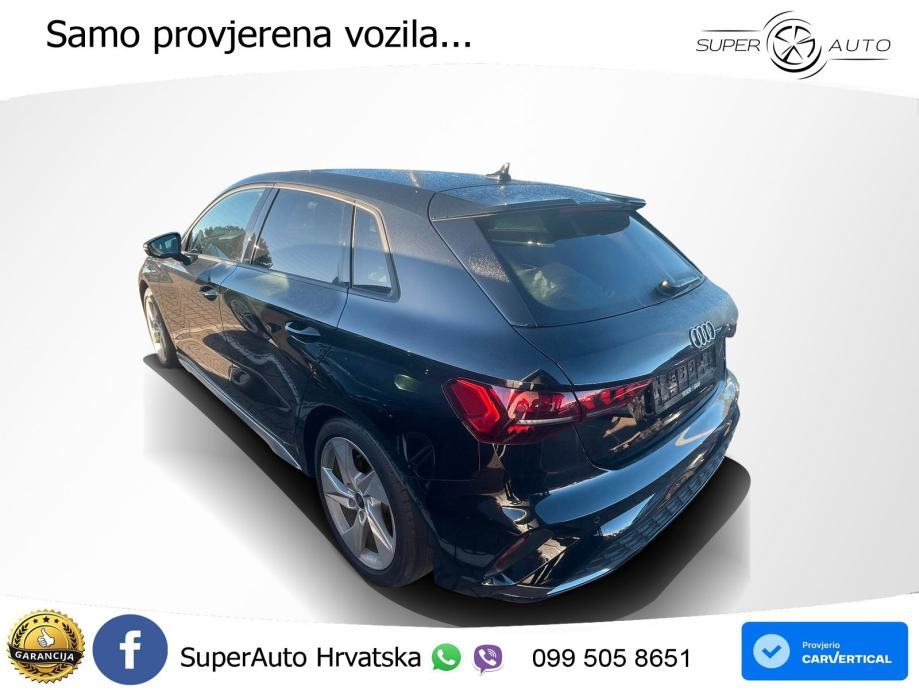 Audi A3 35 TFSI (150 KS) S tronic S line LED+GR SJED+ACC, fotografija 2