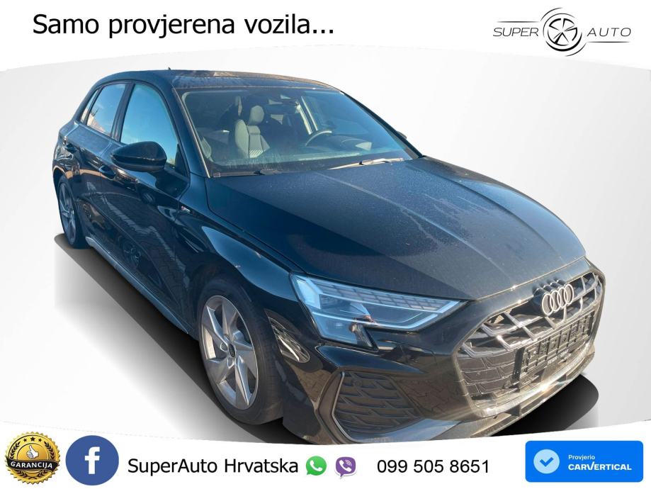 Audi A3 35 TFSI (150 KS) S tronic S line LED+GR SJED+ACC, fotografija 4